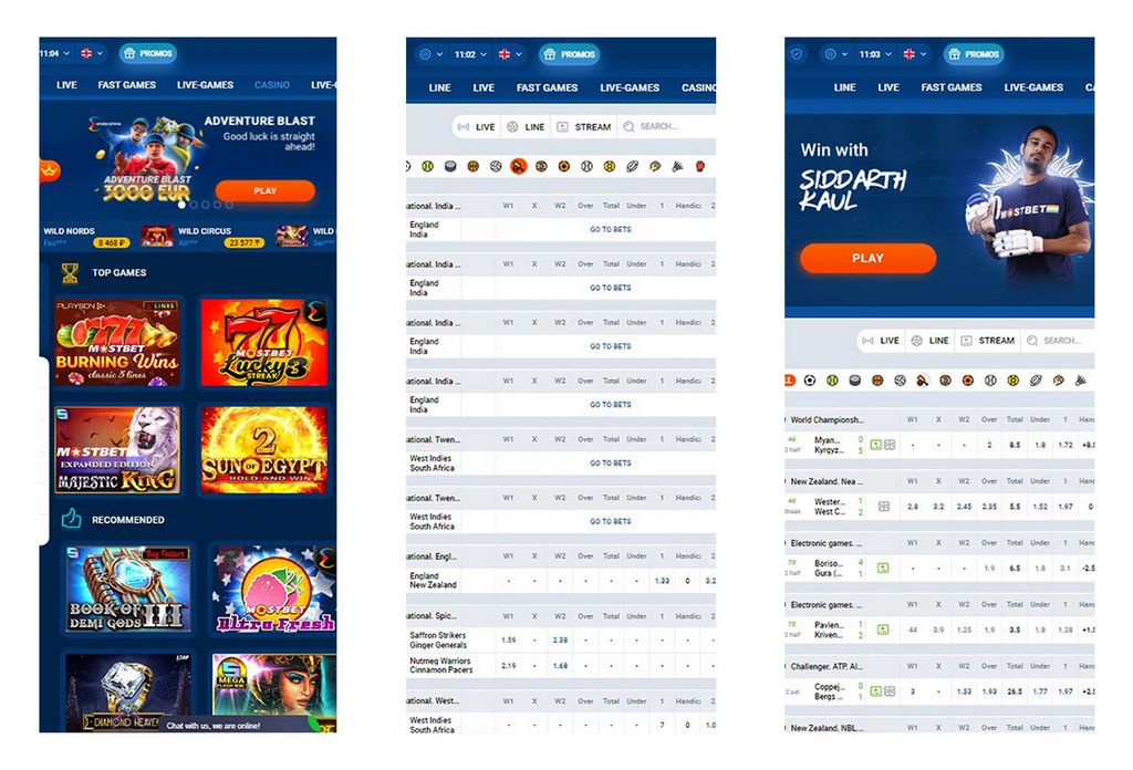 Mostbet ilovalarining imkoniyatlari